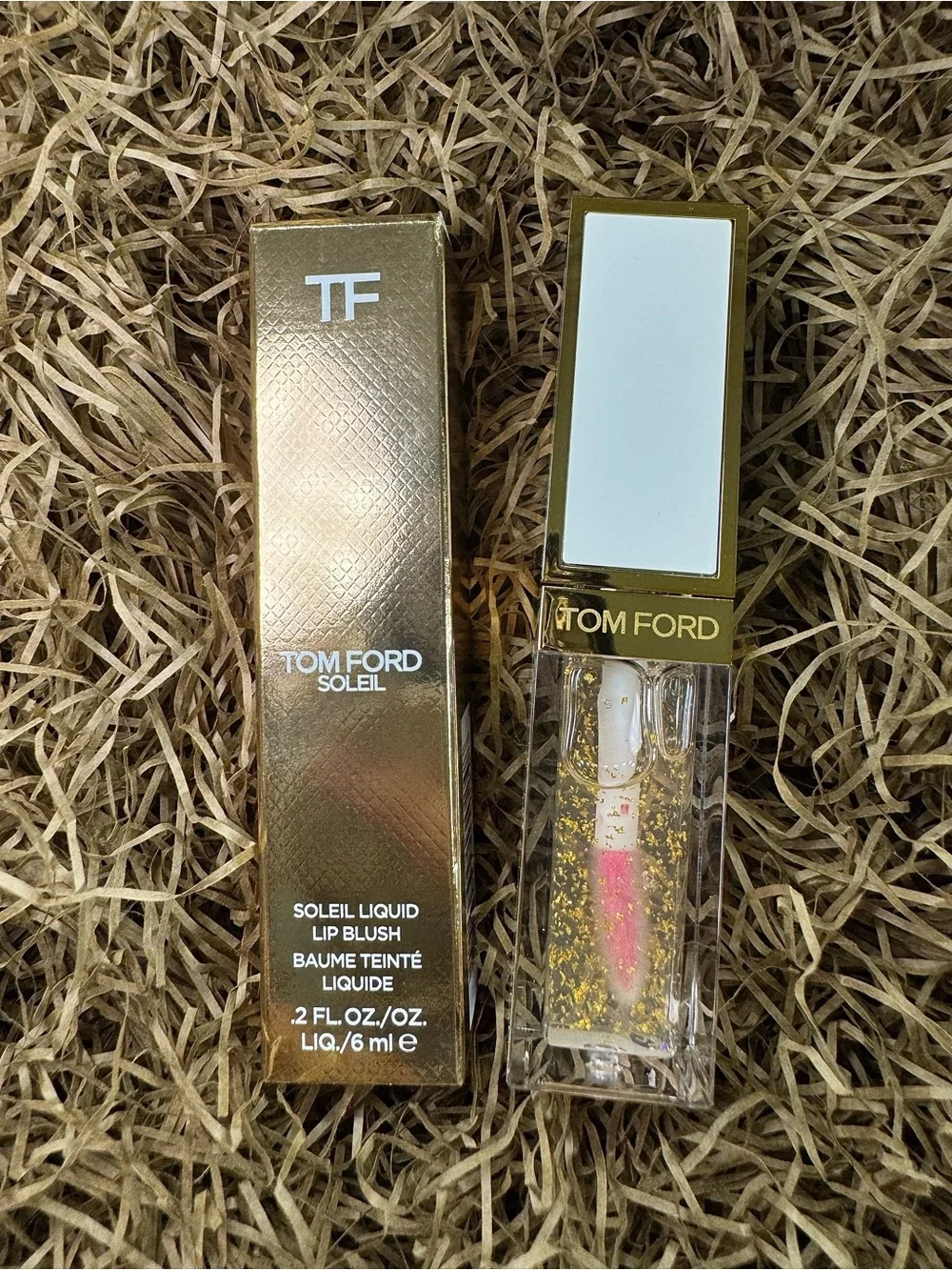 Tom Ford Soleil Liquid Lip Blush Limited Edition 24K Gold Infused